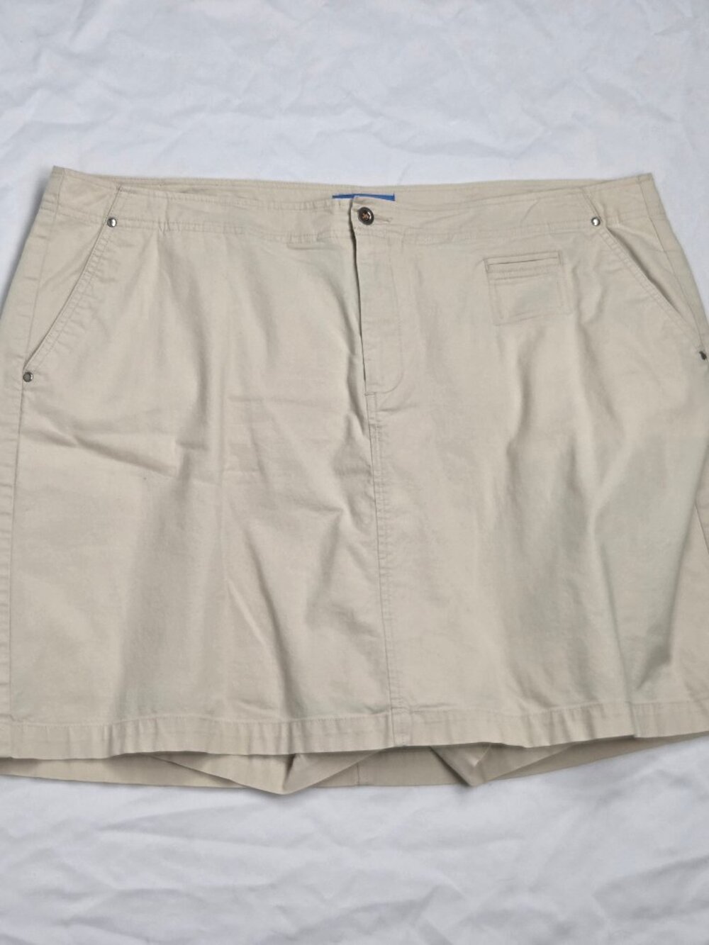 beige skort dockers womens size 18W